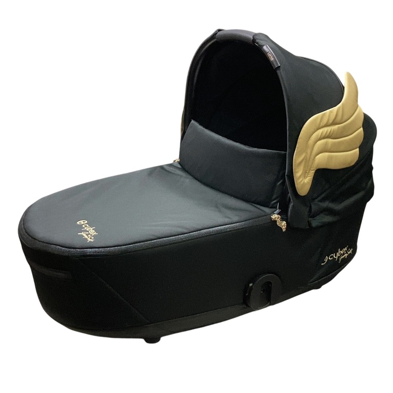 Cybex MIOS LUX Carry Cot, Jeremy Scott Wings, Black