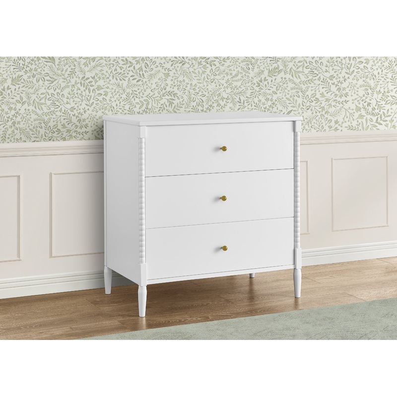Lily 3 Drawer Dresser with Interlocking Drawers