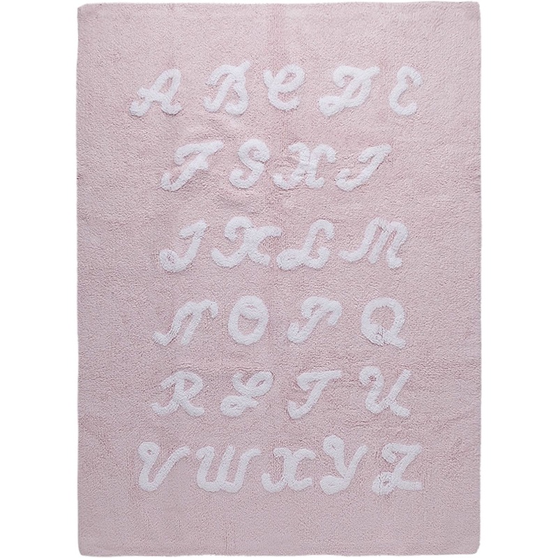 Lorena Canals ABC Rug – Pink (4′ x 5′ 3″)