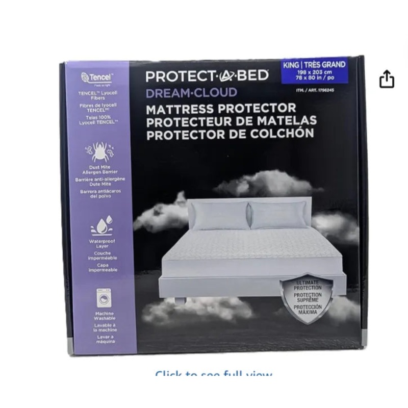 Protect-A-Bed Waterproof Mattress Protector  Breathable Tencel Lyocell Top