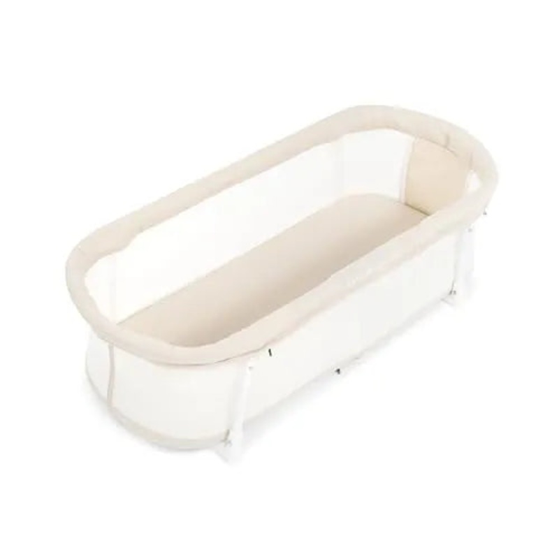 Snuggle Nest Portable Infant Bassinet – Organic Oat (See Description)