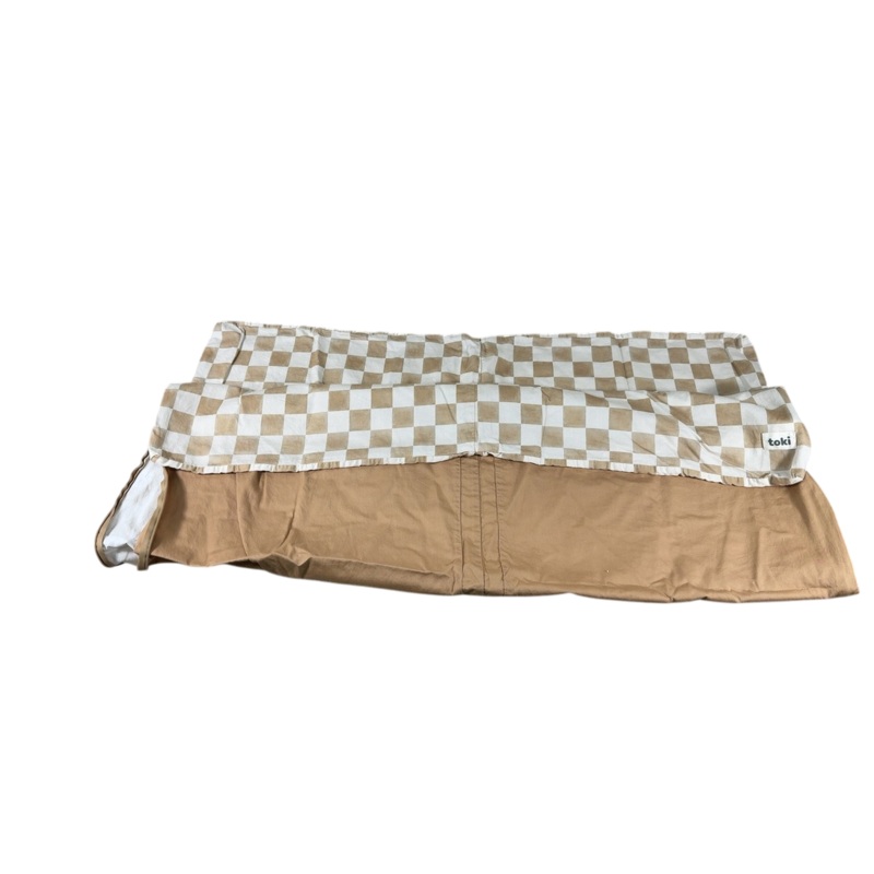 Toki Kids Standard Mat Cover 40″ x 40″, Checker Toffee