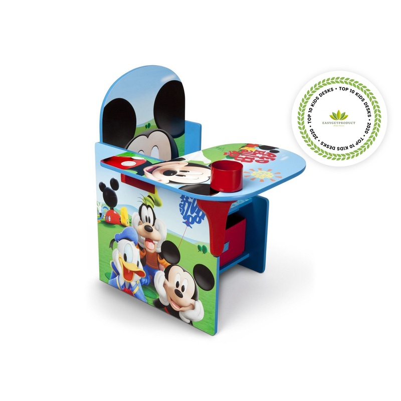 Mickey Mouse Chair Desk with Storage Bin