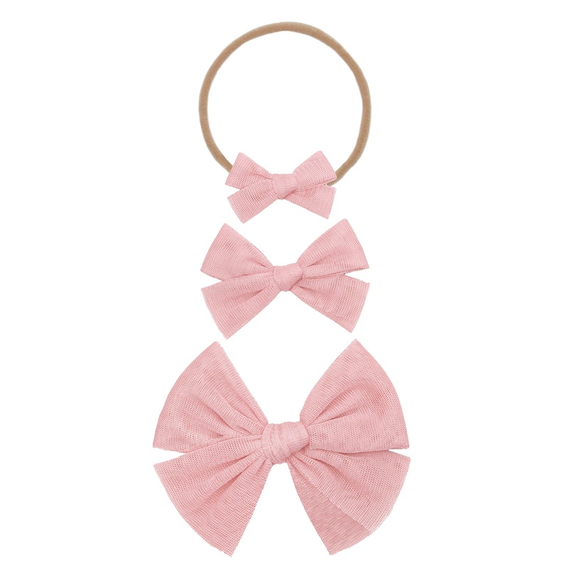 Tulle Bow – Bubblegum Headband