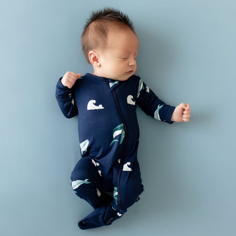 Zippered Footie in Humpback