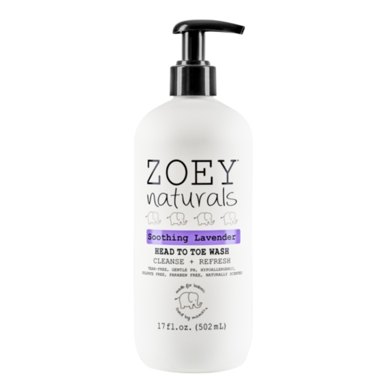 Zoey Naturals Soothing Lavender Head To Toe Wash