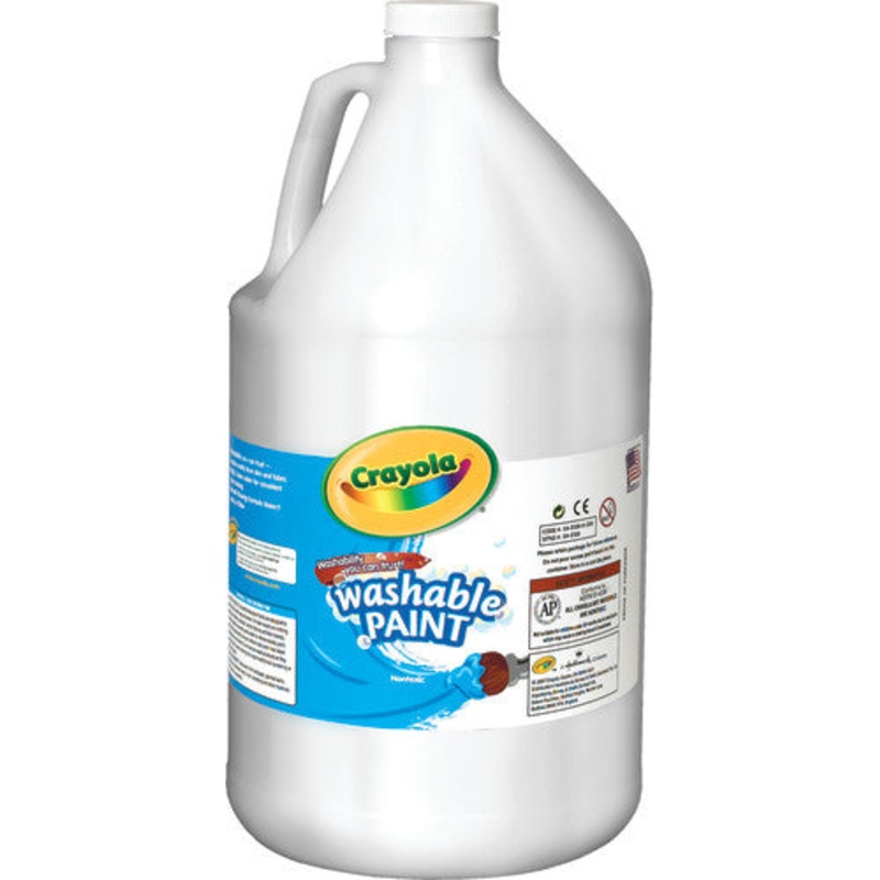 Crayola Washable Paint, Gallon, White