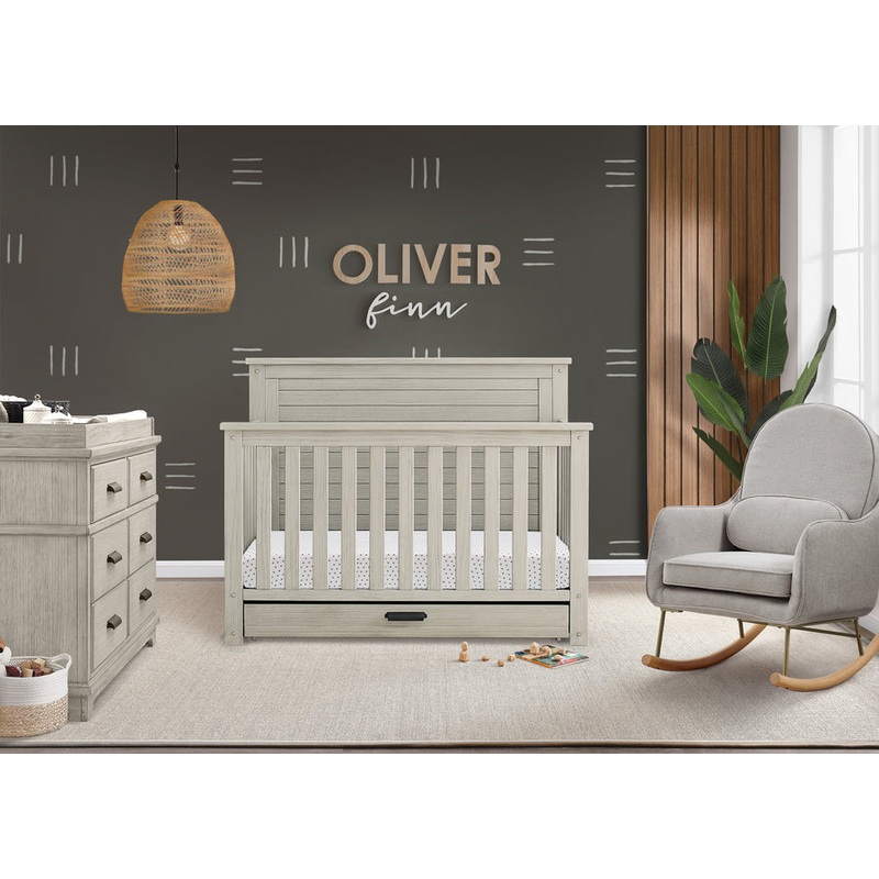 Delta Children- Caden 6-in-1 Convertible Crib with Trundle Drawer
