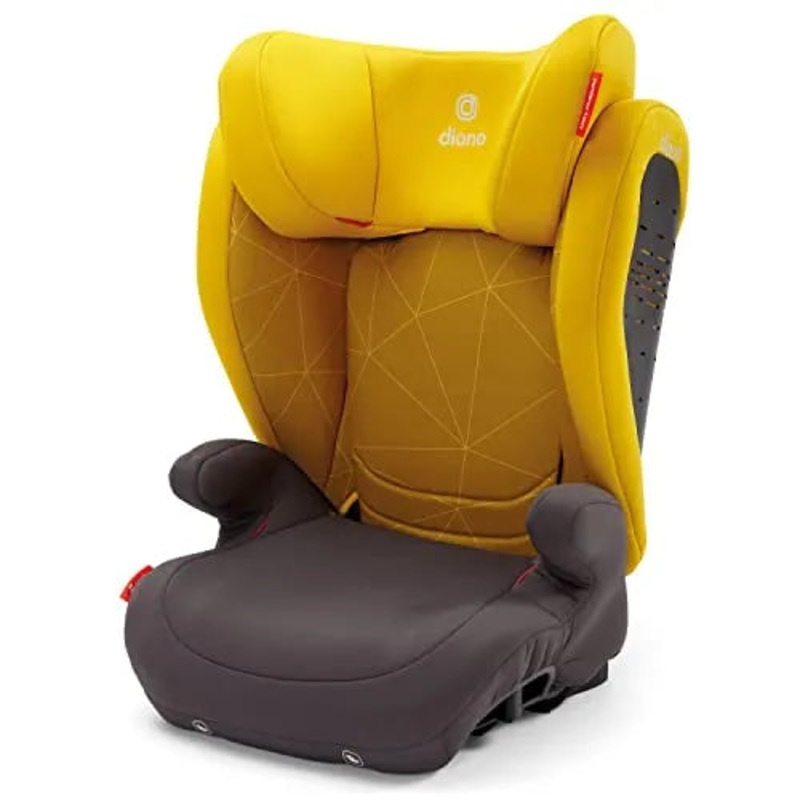 Diono Monterey 4DXT Latch 2-in-1 Expandable Booster Car Seat – Yellow Sulphur