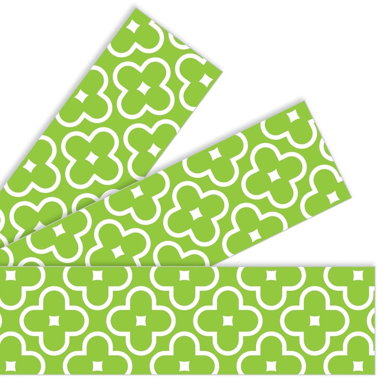 Floral Lime Bolder Borders