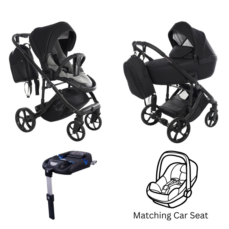 JUNAMA TERMO BLACK – 4IN1 (INCLUDES CAR SEAT & ISOFIX BASE)