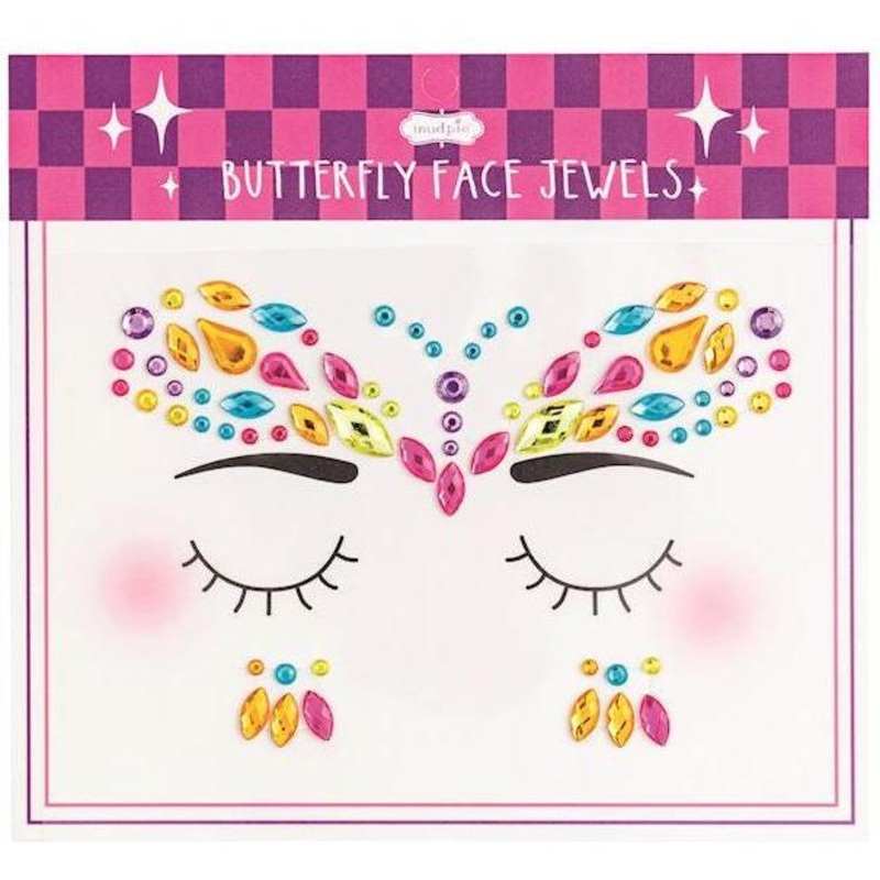 Mud Pie Butterfly Face Decal