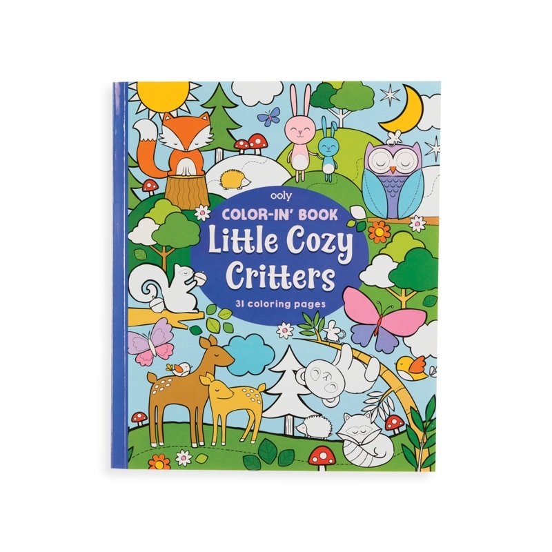 Ooly Little Cozy Critters Coloring Book