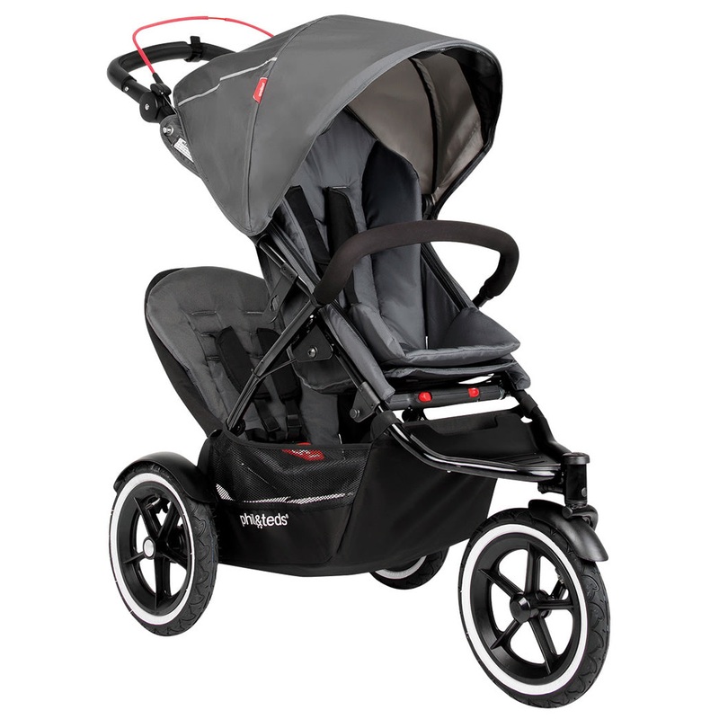 Phil & Teds Navigator 2 Buggy with Doubles Kit – Graphite