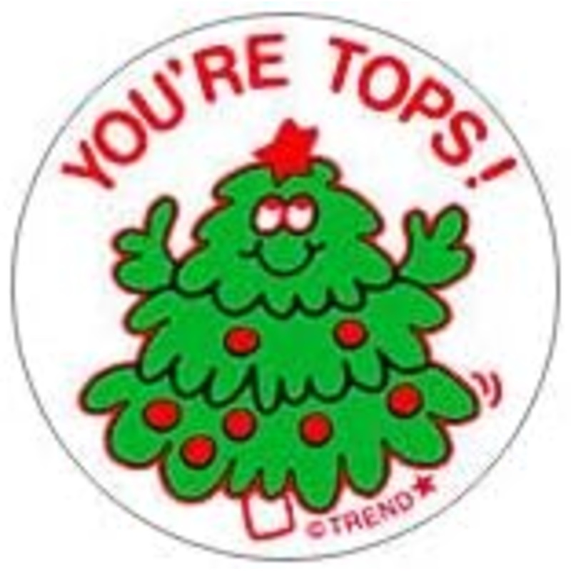 Pine scent Retro Scratch ‘n Sniff Stinky Stickers