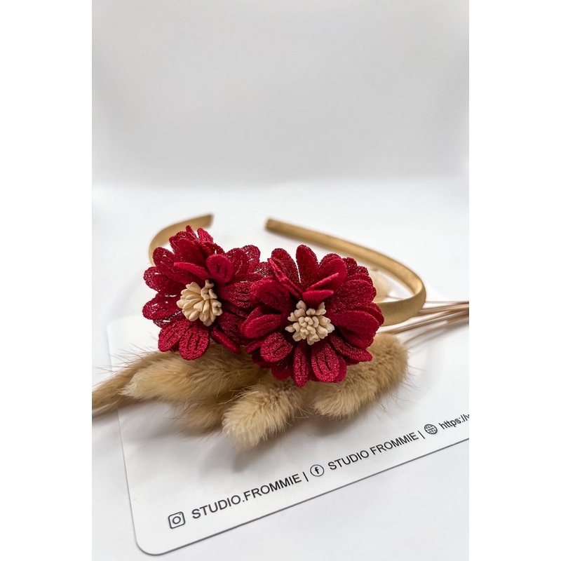 Studio Frommie Valentines Day Flower Tiara