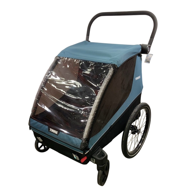 Thule Courier Bike Convertible Trailer, 2022, Aegean Blue