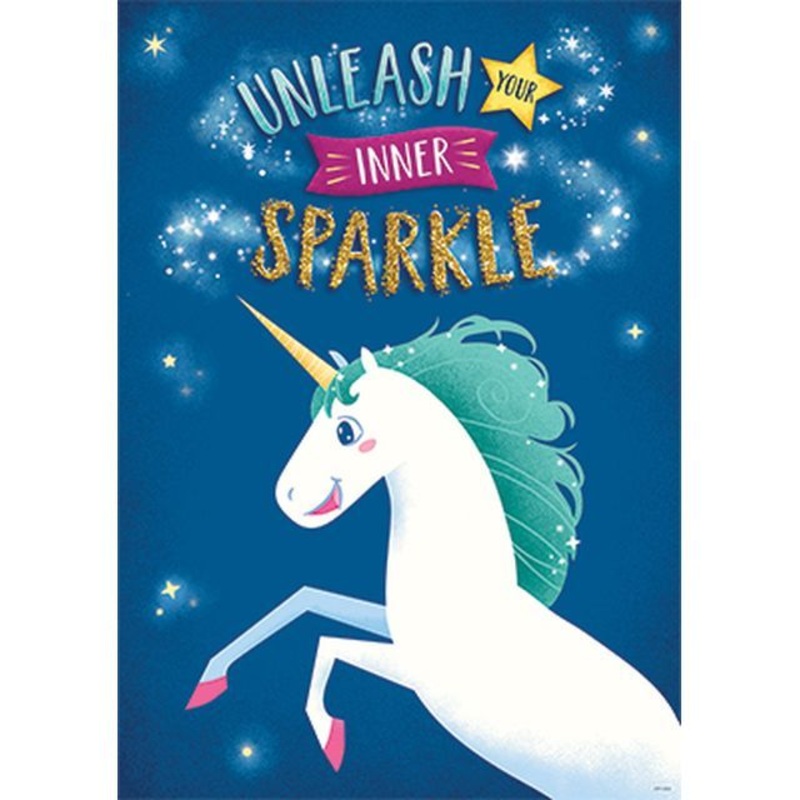 UNLEASH YOUR INNER SPARKLE. INSPIRE U POSTER