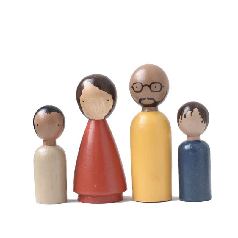 Wooden Doll The Organic Family II