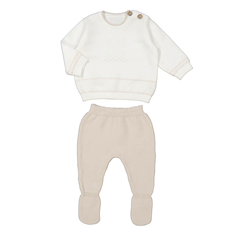 MYL Knit Leg Warmer Set Stone
