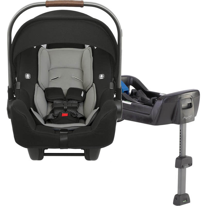 Nuna Pipa Lightweight Infant Car Seat with Load Leg – Caviar