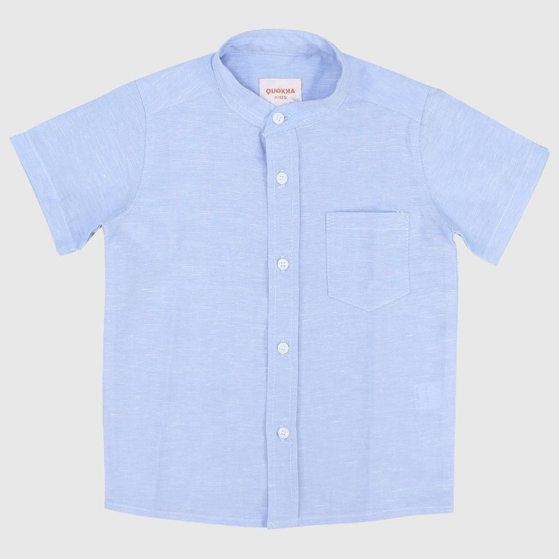 Plain Short-Sleeved Shirt