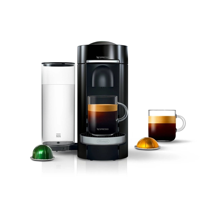 VertuoPlus Deluxe Coffee Maker and Espresso Machine by DeLonghi- Black (See Description)