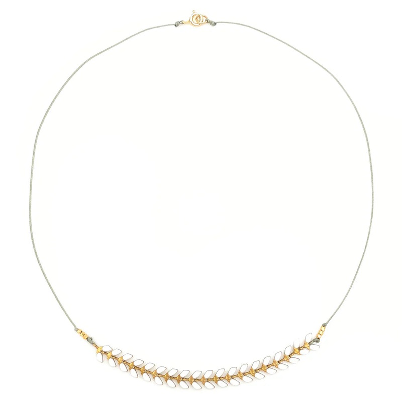 Bronwen Enamel Cascade Necklace