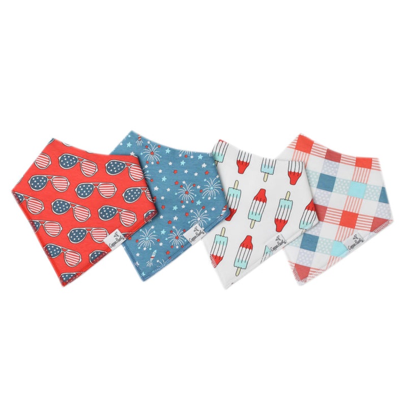 Copper Pearl Baby Bandana Bibs | Spangled