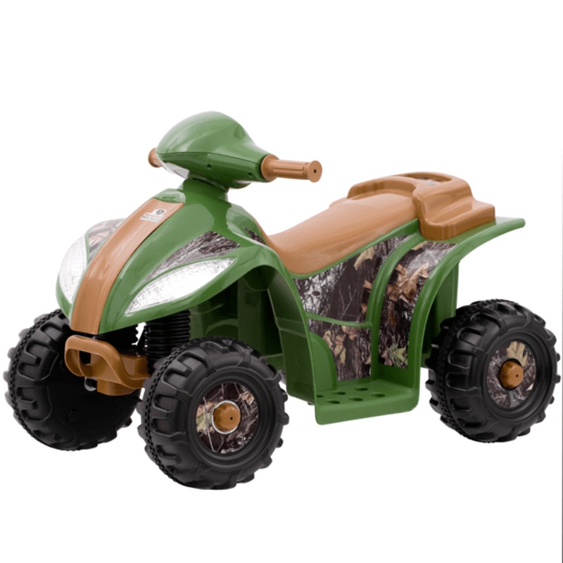 KidTrax Mossy Oak 6V Electric Quad Green