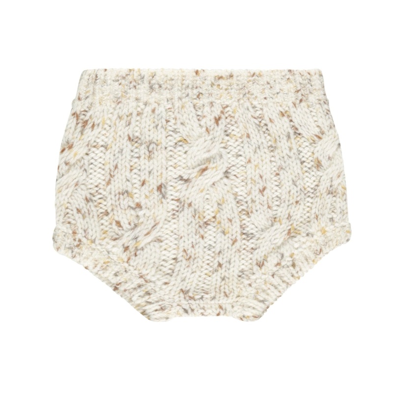 Rylee + Cru – Knit Bloomer – Natural Speckle