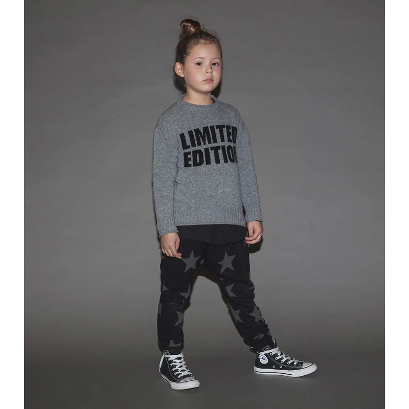Star Baggy Pants – Black