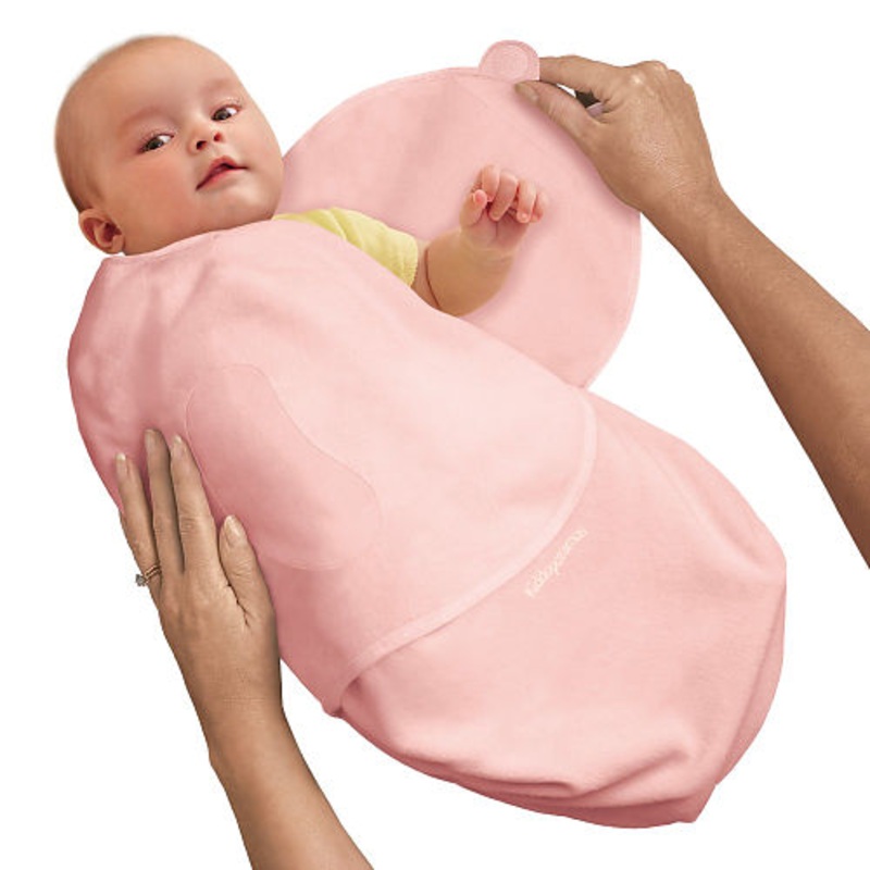 Summer Infant SwaddleMe Large Cotton Knit in Pink