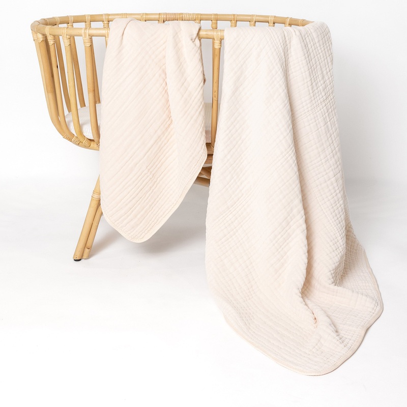 Cloud Muslin Quilt – Cream