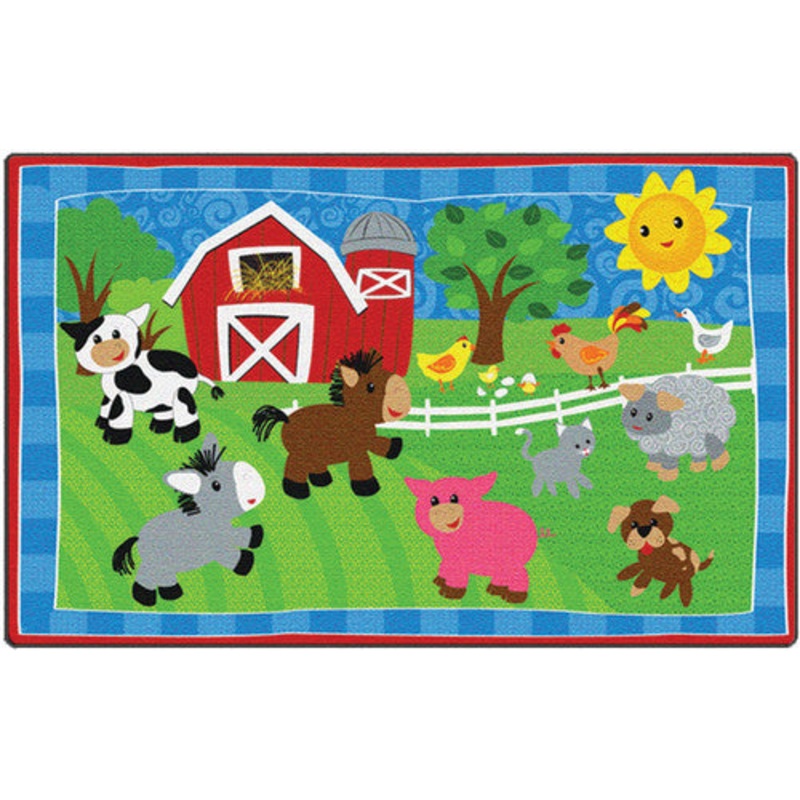 Cutie Barnyard Rug, 3′ x 5′