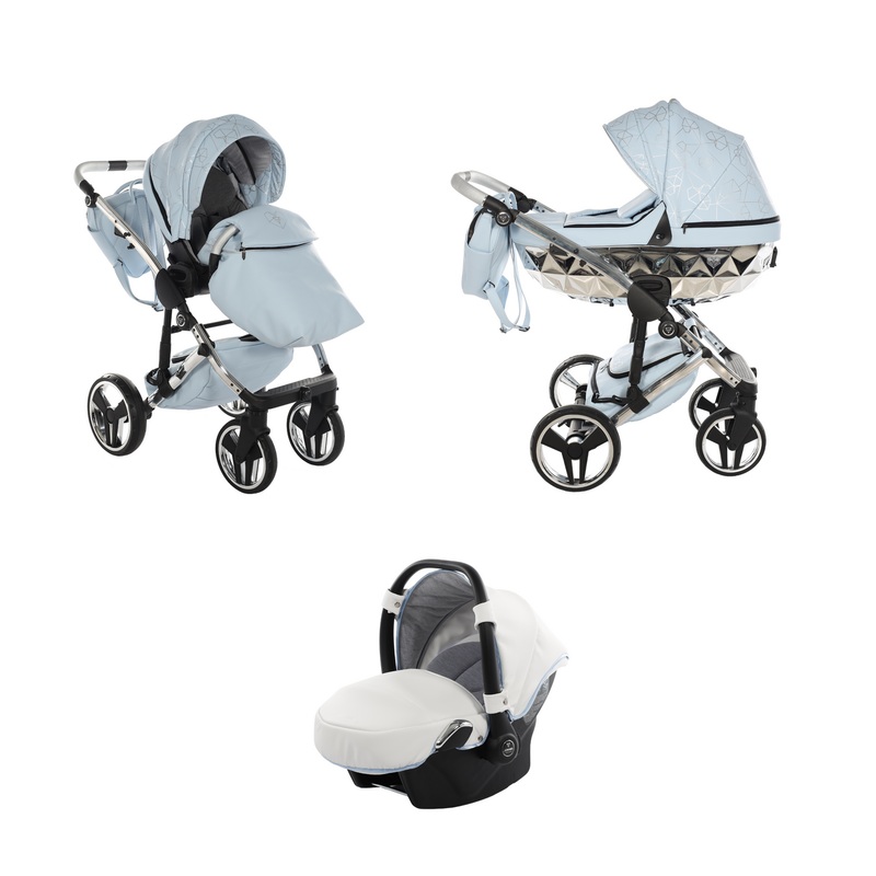JUNAMA HEART BLUE – 3IN1 (INCLUDES CAR SEAT)