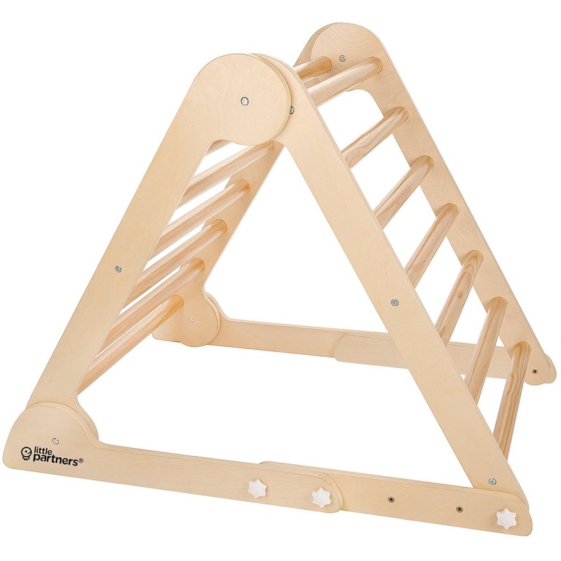 Little Partners Learn N Climb Triangle – Natural (Fully Assembled)