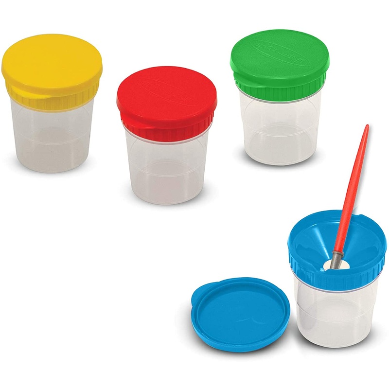 Melissa & Doug Spill-Proof Paint Cups – 4-Pack