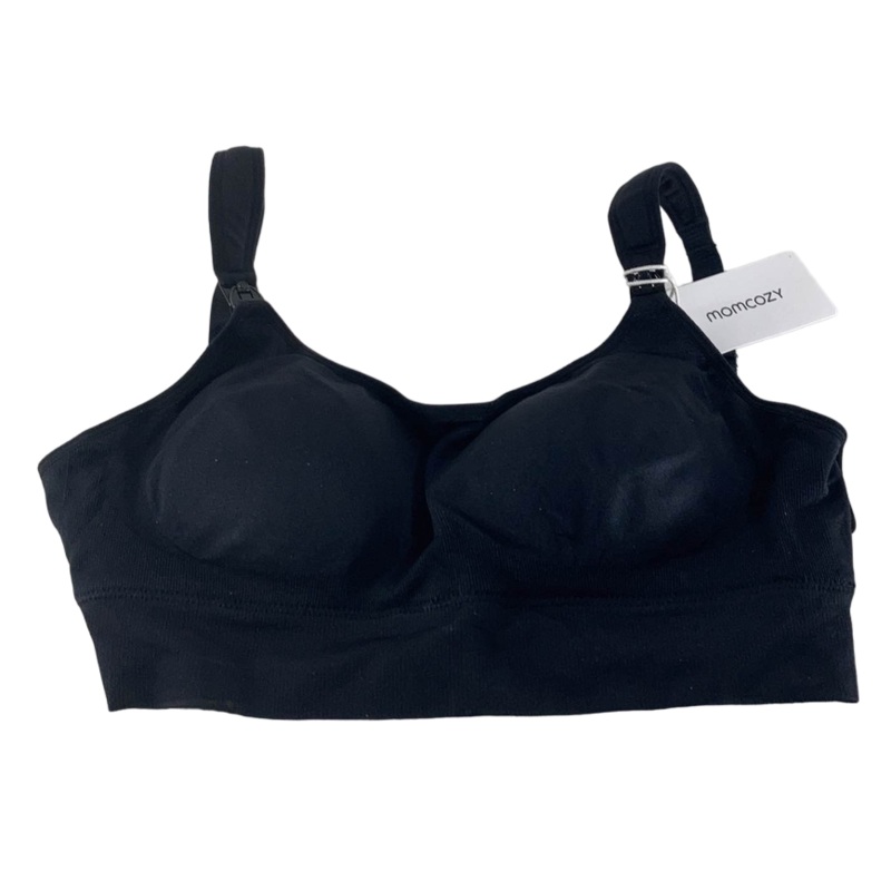 Momcozy All-in-One Super Flexible Pumping Bra, Black, X-Large