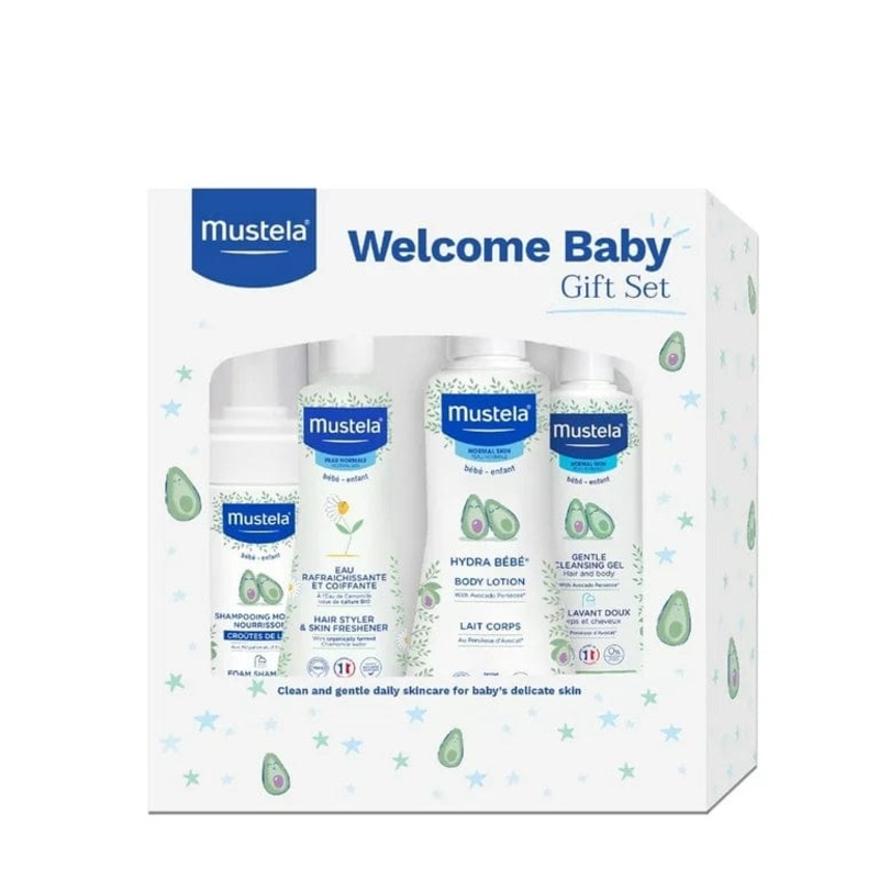 MUSTELA Welcome Baby 4-Piece Gift Set