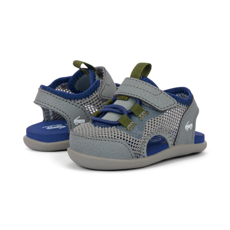 See Kai Run Aven Mini Sneaker Sandal – Gray