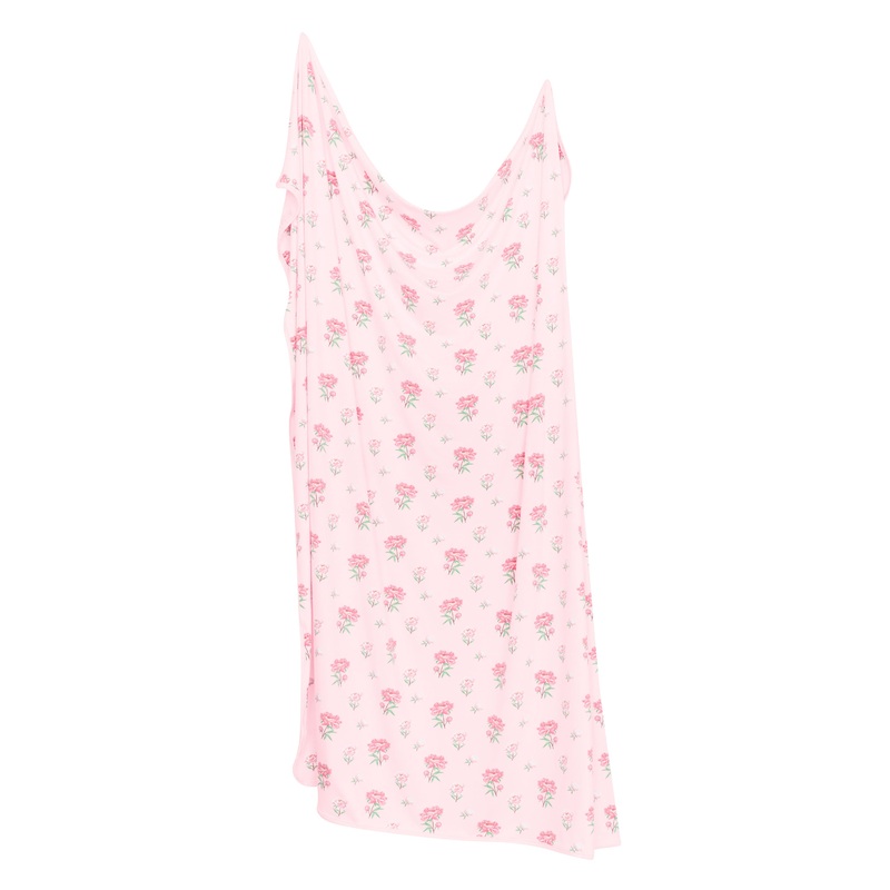 Swaddle Blanket in Sakura Peony
