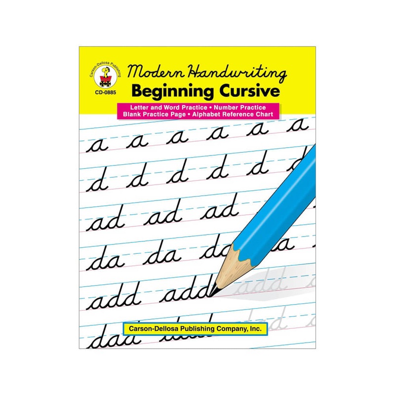 Modern Handwriting: Beginning Cursive Resource Book Grade 1-3