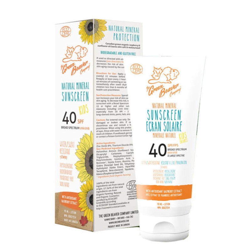 Organic SPF 40 Kids Sunscreen