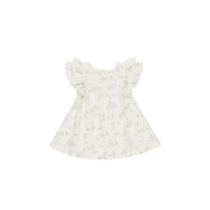 Quincy Mae Flutter Dress – Bunnies