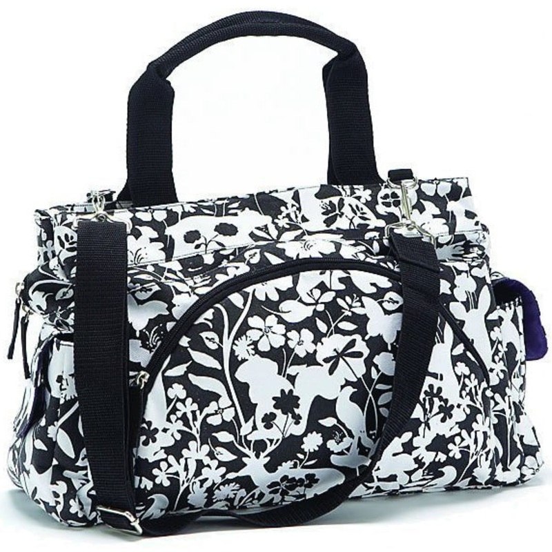 Summer Infant Easton Tote Diaper Bag, Black/White
