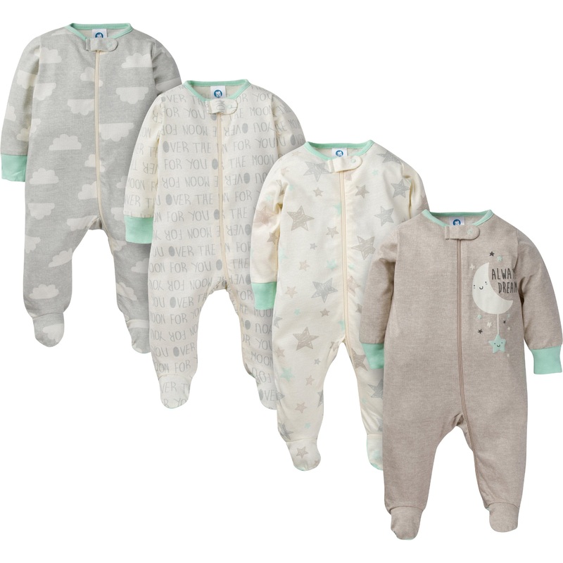 4-Pack Baby Neutral Moon & Stars Sleep ‘N Plays