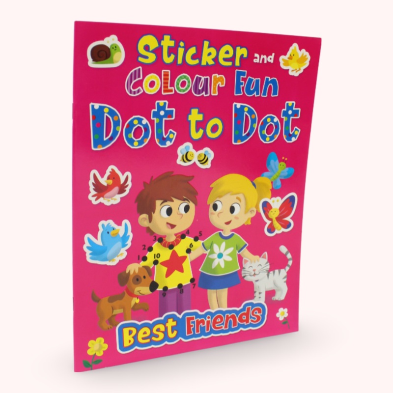 DOT to Dot – Best Friends Sticker & Color Fun