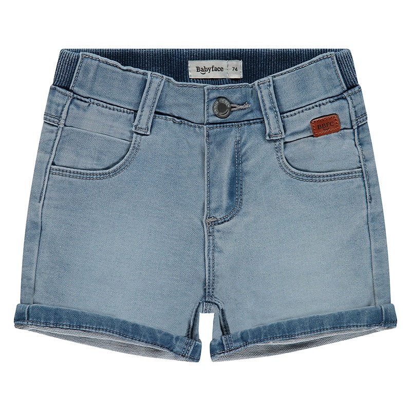 Jogger Denim Shorts – Light Blue Denim