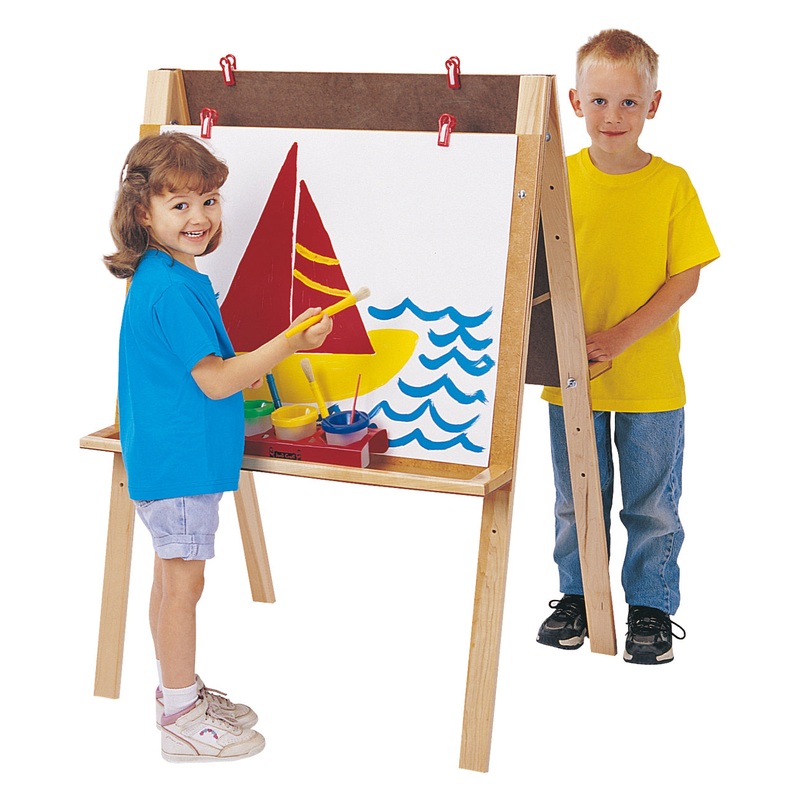 Jonti-Craft Double Adjustable Easel